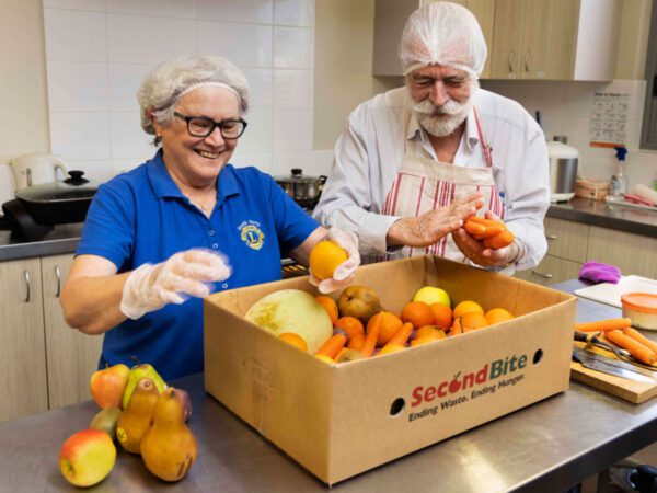 second bite image 01 Second Bite food rescue operations with donated produce prepared in a kitchen environment, promoting sustainable solutions, circular economy outcomes and e‑waste solutions in Australia